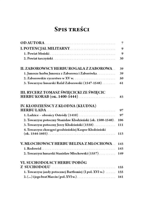 Szlakiem rodów rycerskich dawnego Mazowsza w XV-XVI wieku. Tom II. Powiat Błoński i Tarczyński Szlakiem rodów rycerskich dawnego Mazowsza w XV-XVI wieku. Tom II. Powiat Błoński i Tarczyński