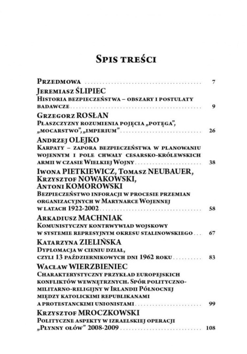 Historyczne uwarunkowania polityki bezpieczeństwa Historyczne uwarunkowania polityki bezpieczeństwa