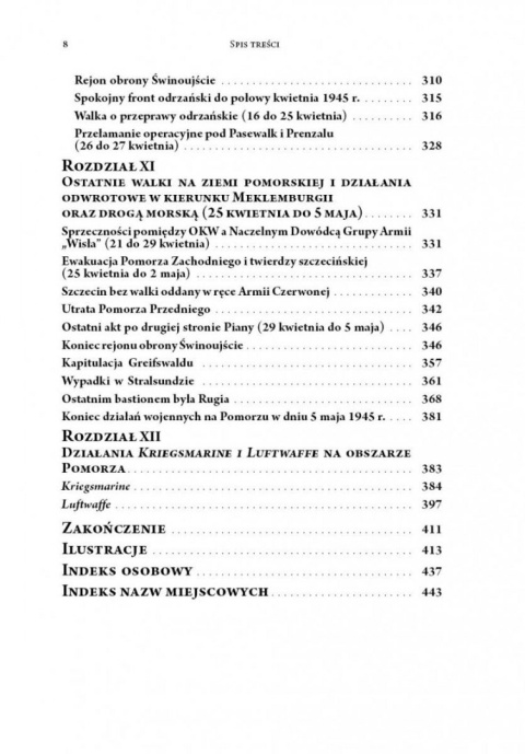 Bój o Pomorze. Ostatnie walki obronne na wschodzie Bój o Pomorze. Ostatnie walki obronne na wschodzie