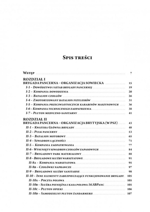 16. Brygada Pancerna. Studium organizacji brygady pancernej - myśl organizacyjno-etatowa Wschodu i Zachodu w okresie II-VII 1945 16. Brygada Pancerna. Studium organizacji brygady pancernej - myśl organizacyjno-etatowa Wschodu i Zachodu w okresie II-VII 1945