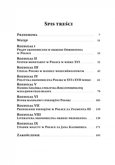 Pieniądz i przewrót cen w XVI i XVII wieku w Polsce Pieniądz i przewrót cen w XVI i XVII wieku w Polsce