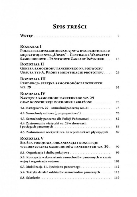 Samochód pancerny wz. 29 w latach 1929-1939 Samochód pancerny wz. 29 w latach 1929-1939