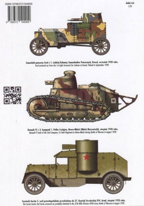 Tank Power vol. CCXXV: Bitwa warszawska 1920 działania pancerne i lotnicze. Samochód pancerny Ford Tank Power vol. CCXXV: Bitwa warszawska 1920 działania pancerne i lotnicze. Samochód pancerny Ford