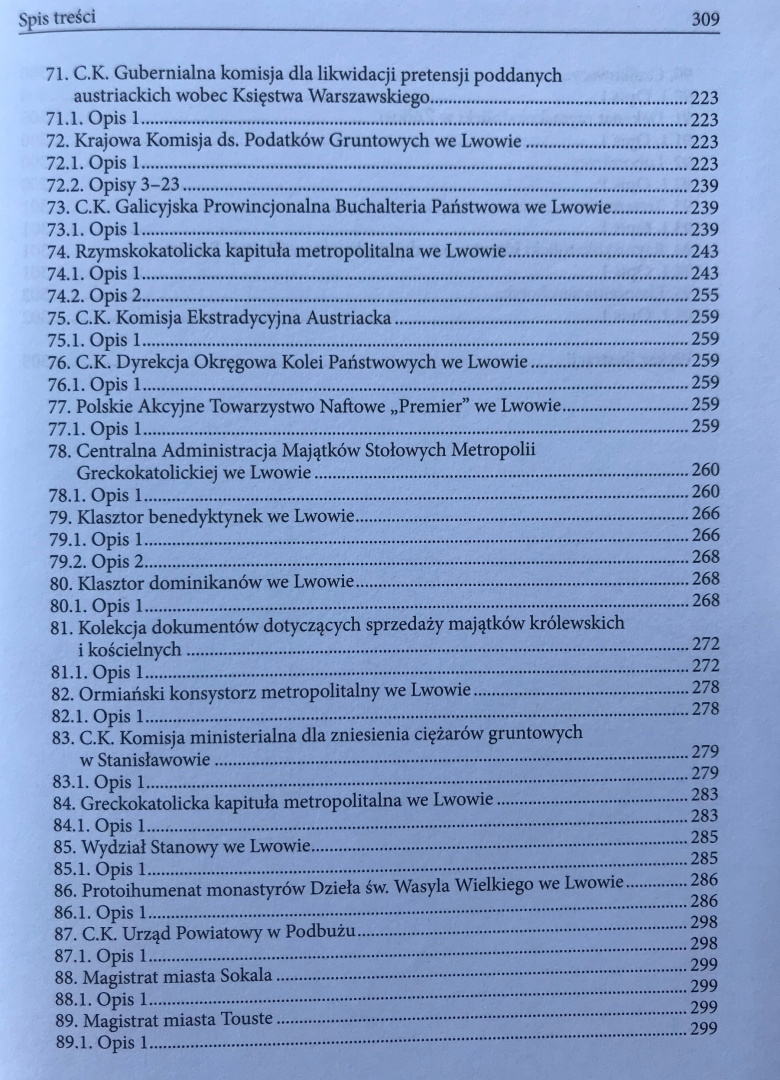 Gospodarka Galicji 1772-1867. Inwentarz materiałów historycznych z archiwów i bibliotek - tom I, II, III - komplet