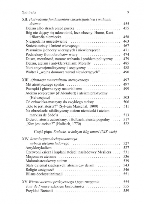 Historia ateizmu. Niewierzący w świecie zachodnim od jego początków do naszych czasów Historia ateizmu. Niewierzący w świecie zachodnim od jego początków do naszych czasów