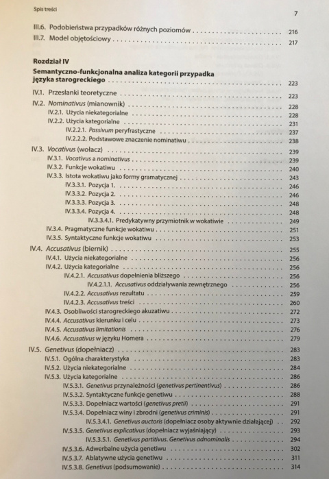 System przypadkowy języka starogreckiego System przypadkowy języka starogreckiego