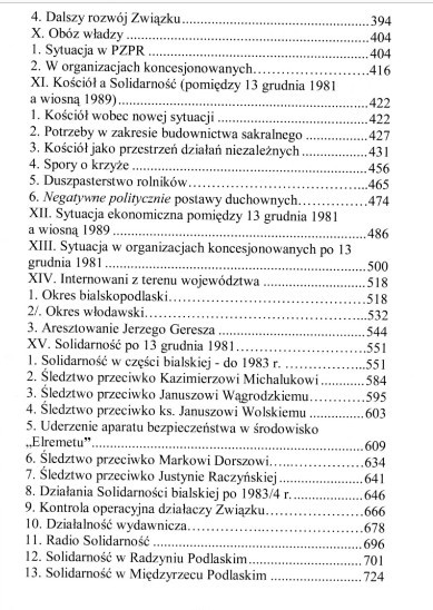 Solidarność na terenie województwa bialskopodlaskiego w latach 1980-1989 Solidarność na terenie województwa bialskopodlaskiego w latach 1980-1989