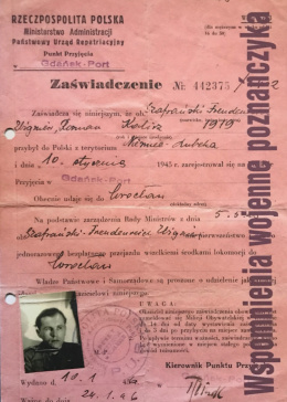 Wspomnienie wojenne poznańczyka 1939-1946