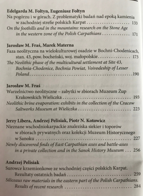 Epoka kamienia w Karpatach Epoka kamienia w Karpatach