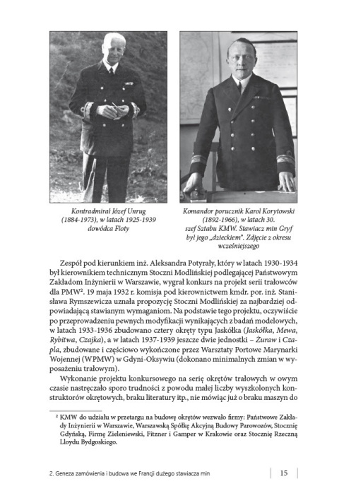 Marynarka Wojenna Polski Odrodzonej Tom 1. Stawiacz min ORP Gryf 1934-1939 Marynarka Wojenna Polski Odrodzonej Tom 1. Stawiacz min ORP Gryf 1934-1939