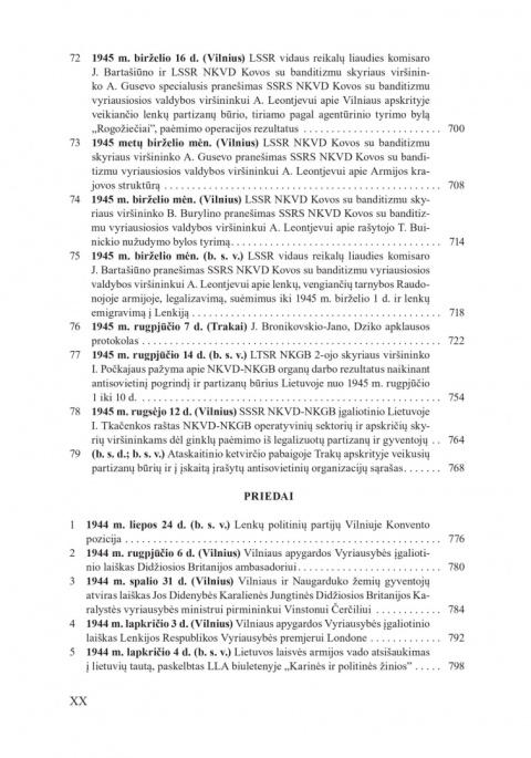 Sowiecki aparat represji wobec litewskiego i polskiego podziemia 1944-1945 Sowiecki aparat represji wobec litewskiego i polskiego podziemia 1944-1945