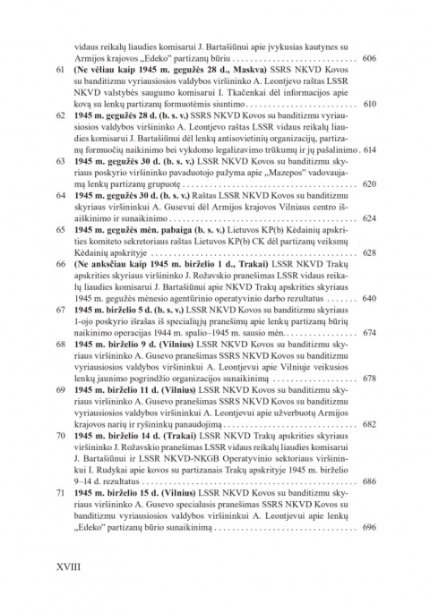 Sowiecki aparat represji wobec litewskiego i polskiego podziemia 1944-1945 Sowiecki aparat represji wobec litewskiego i polskiego podziemia 1944-1945