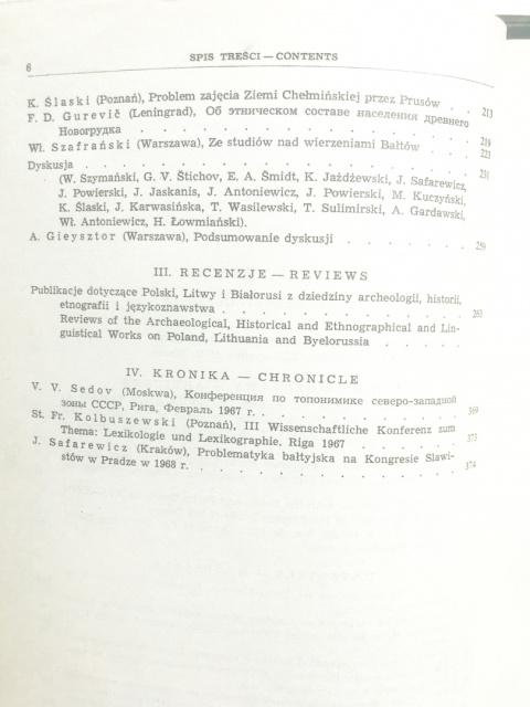 Acta Baltico-Slavica 6. Archeologia, Historia, Ethnographia et Linguarum Scientia Acta Baltico-Slavica 6. Archeologia, Historia, Ethnographia et Linguarum Scientia