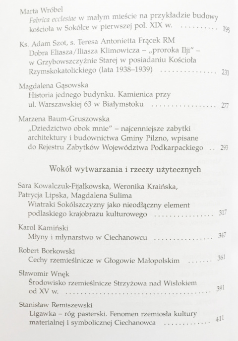 Małe miasta. Kultura materialna (tom XXXI) Małe miasta. Kultura materialna (tom XXXI)