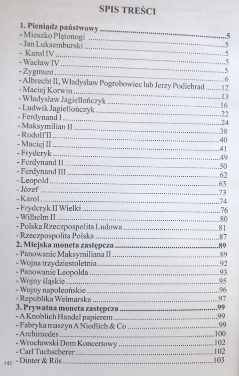 Monety miasta Wrocławia. Katalog Monety miasta Wrocławia. Katalog