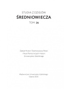 Studia z dziejów średniowiecza Tom 24