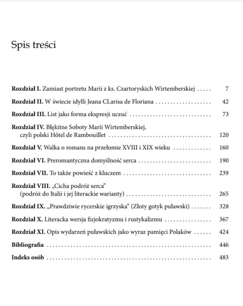 Twórczość Marii z ks. Czartoryskich ks. Wirtemberskiej. Literatura i obyczaj Twórczość Marii z ks. Czartoryskich ks. Wirtemberskiej. Literatura i obyczaj