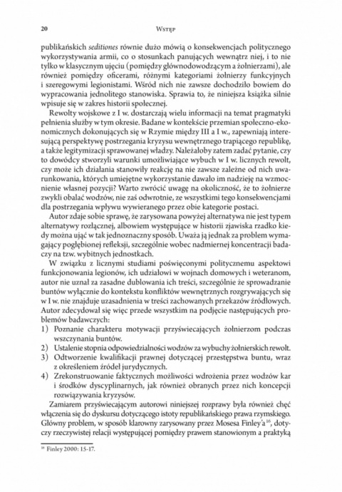 Bunty w późnorepublikańskich armiach rzymskich (88-30 przed Chr.) Bunty w późnorepublikańskich armiach rzymskich (88-30 przed Chr.)