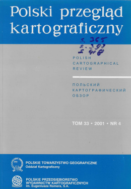 Polski przegląd kartograficzny, tom 33, 2001, nr 4