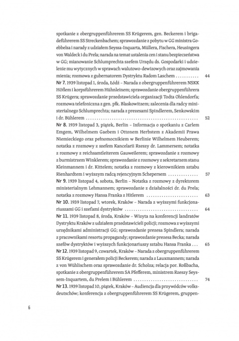 Rok 1939 w dzienniku Hansa Franka Rok 1939 w dzienniku Hansa Franka