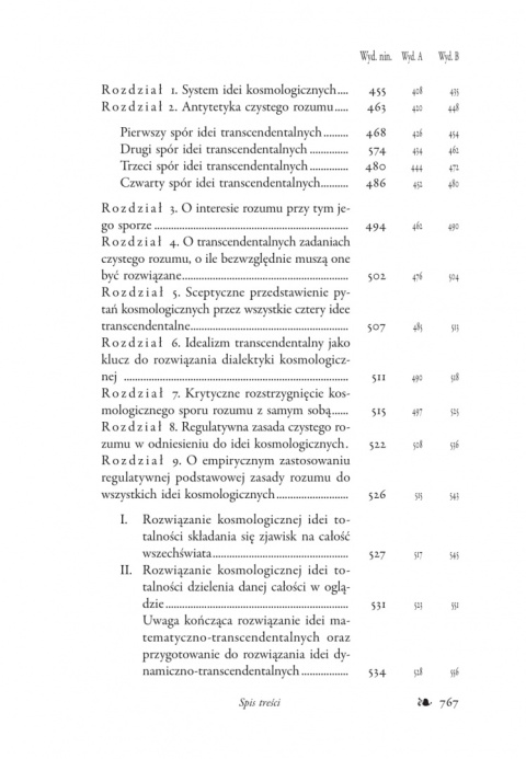 Immanuel Kant. Dzieła zebrane, t. II Krytyka czystego rozumu Immanuel Kant. Dzieła zebrane, t. II Krytyka czystego rozumu