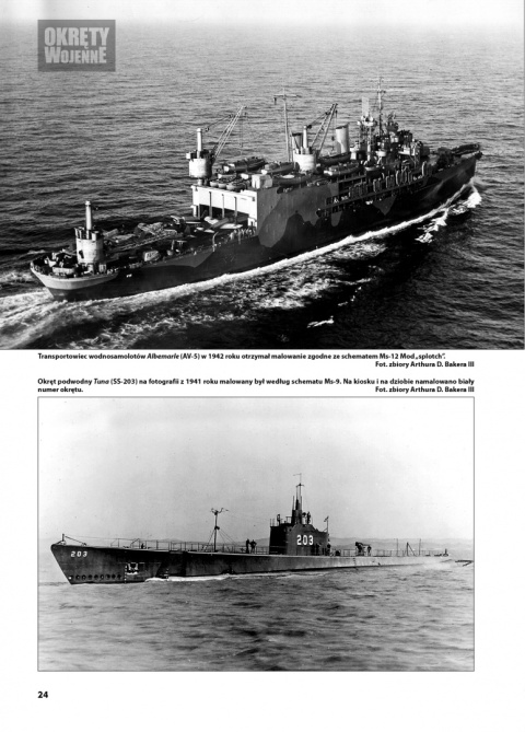 Kamuflaże okrętów U.S. Navy cz. I - 1940 - 1942 Numer specjalny 56 Kamuflaże okrętów U.S. Navy cz. I - 1940 - 1942 Numer specjalny 56