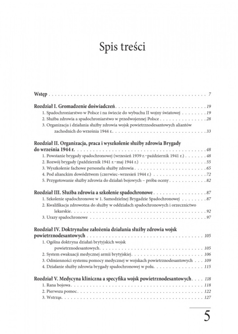 Szpital na spadochronach. Służba zdrowia Polskiej 1. Samodzielnej Brygady Spadochronowej 1941–1947 Szpital na spadochronach. Służba zdrowia Polskiej 1. Samodzielnej Brygady Spadochronowej 1941–1947