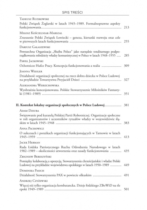 Nie tylko partia? Organizacje społeczne w Polsce Ludowej 1944 - 1989. Geneza, funkcjonowanie, znaczenie Nie tylko partia? Organizacje społeczne w Polsce Ludowej 1944 - 1989. Geneza, funkcjonowanie, znaczenie