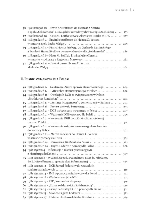 Niemiecka Federacja Związków Zawodowych wobec wydarzeń w Polsce w latach 1980 - 1983 Niemiecka Federacja Związków Zawodowych wobec wydarzeń w Polsce w latach 1980 - 1983