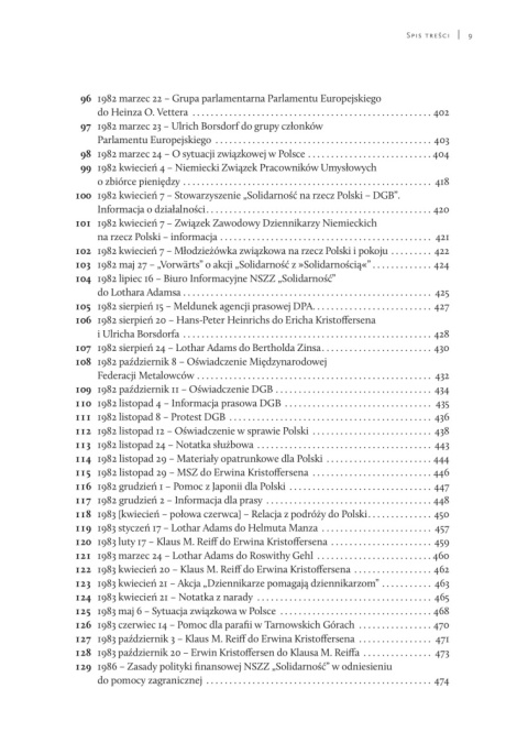 Niemiecka Federacja Związków Zawodowych wobec wydarzeń w Polsce w latach 1980 - 1983 Niemiecka Federacja Związków Zawodowych wobec wydarzeń w Polsce w latach 1980 - 1983