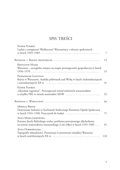 Obrzeża społeczne Warszawy w latach 1945 - 1989 Obrzeża społeczne Warszawy w latach 1945 - 1989