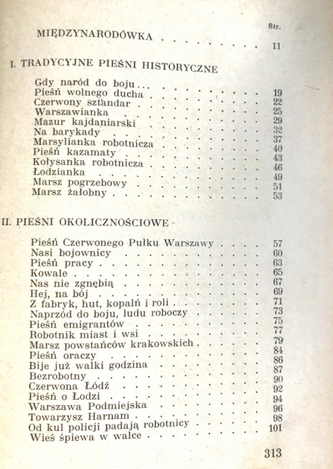 Polskie pieśni rewolucyjne z lat 1918-1939 Polskie pieśni rewolucyjne z lat 1918-1939