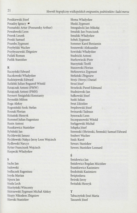 Słownik biograficzny wielkopolskich emigrantów, podróżników i ludzi morza Słownik biograficzny wielkopolskich emigrantów, podróżników i ludzi morza
