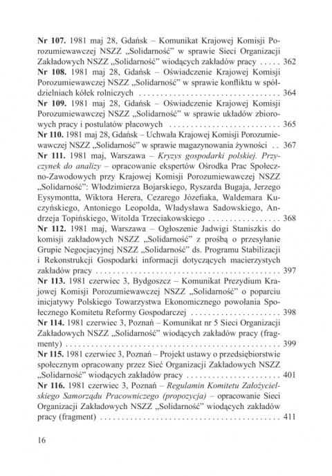 Sprawy gospodarcze w dokumentach pierwszej Solidarności, tom I: 16 sierpnia 1980–30 czerwca 1981 Sprawy gospodarcze w dokumentach pierwszej Solidarności, tom I: 16 sierpnia 1980–30 czerwca 1981