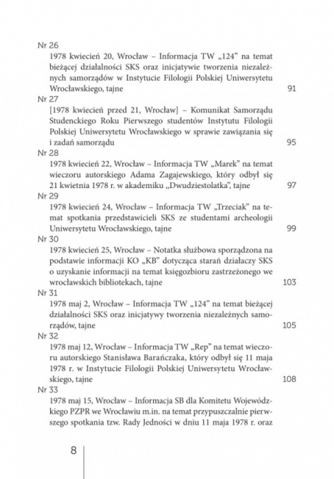 Studencki Komitet Solidarności we Wrocławiu 1977-1980. T. 1,2,3. Monografia, Relacje, Dokumenty - komplet Studencki Komitet Solidarności we Wrocławiu 1977-1980. T. 1,2,3. Monografia, Relacje, Dokumenty - komplet