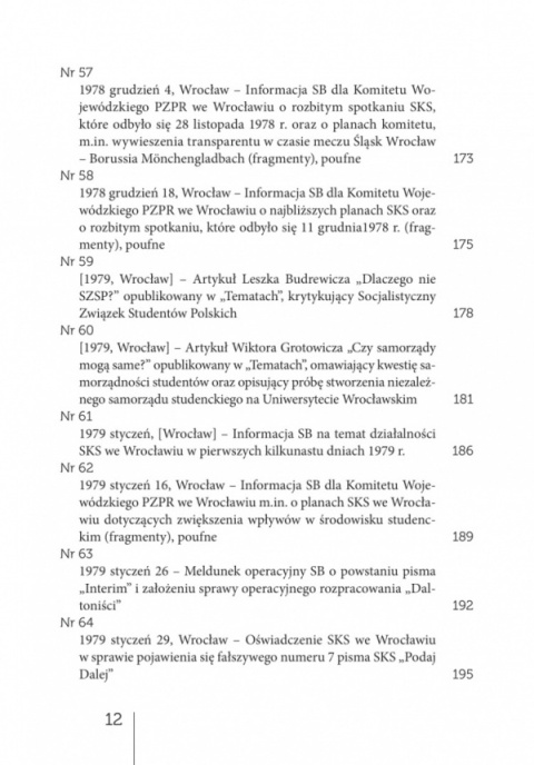Studencki Komitet Solidarności we Wrocławiu 1977-1980. T. 1,2,3. Monografia, Relacje, Dokumenty - komplet Studencki Komitet Solidarności we Wrocławiu 1977-1980. T. 1,2,3. Monografia, Relacje, Dokumenty - komplet