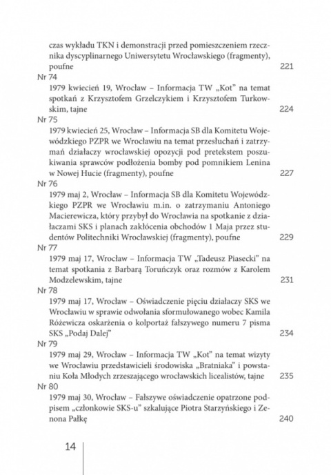 Studencki Komitet Solidarności we Wrocławiu 1977-1980. T. 1,2,3. Monografia, Relacje, Dokumenty - komplet Studencki Komitet Solidarności we Wrocławiu 1977-1980. T. 1,2,3. Monografia, Relacje, Dokumenty - komplet