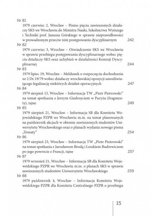 Studencki Komitet Solidarności we Wrocławiu 1977-1980. T. 1,2,3. Monografia, Relacje, Dokumenty - komplet Studencki Komitet Solidarności we Wrocławiu 1977-1980. T. 1,2,3. Monografia, Relacje, Dokumenty - komplet