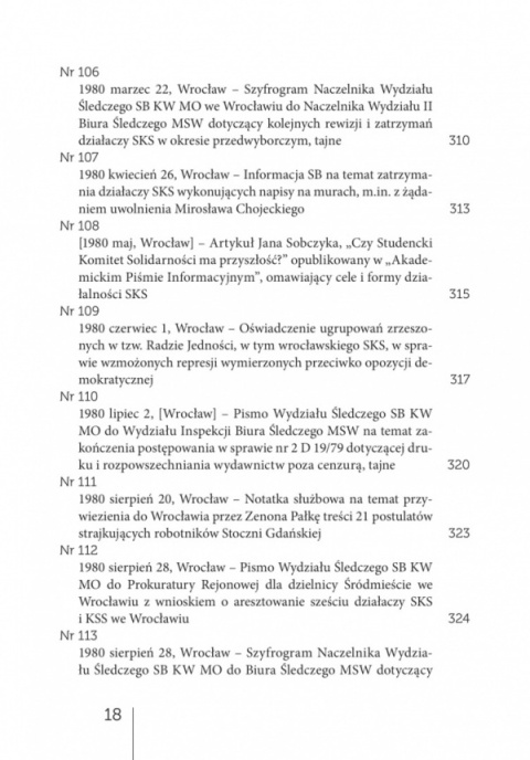 Studencki Komitet Solidarności we Wrocławiu 1977-1980. T. 1,2,3. Monografia, Relacje, Dokumenty - komplet Studencki Komitet Solidarności we Wrocławiu 1977-1980. T. 1,2,3. Monografia, Relacje, Dokumenty - komplet