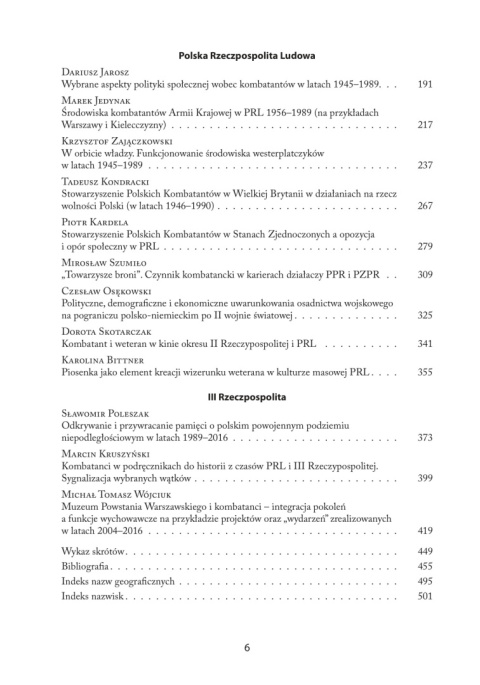 Ojczyzna Obrońcy Swemu. Weterani i kombatanci jako problem społeczny i polityczny w Polsce w XX wieku Ojczyzna Obrońcy Swemu. Weterani i kombatanci jako problem społeczny i polityczny w Polsce w XX wieku
