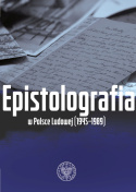 Epistolografia w Polsce Ludowej (1945–1989). List i jego pochodne w systemie państwa komunistycznego