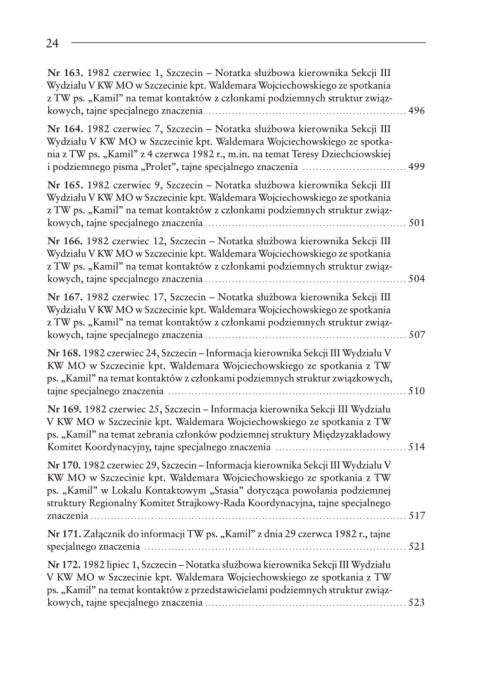 Franciszka Skwierczyńskiego tajna kronika szczecińskiej „Solidarności” w latach 1980-1982 Franciszka Skwierczyńskiego tajna kronika szczecińskiej „Solidarności” w latach 1980-1982
