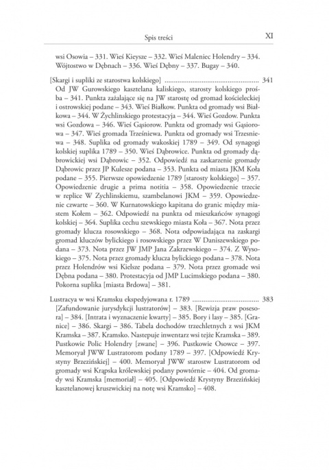 Lustracja Województw Wielkopolskich i Kujawskich 1789 Część I. Województwo kaliskie Lustracja Województw Wielkopolskich i Kujawskich 1789 Część I. Województwo kaliskie