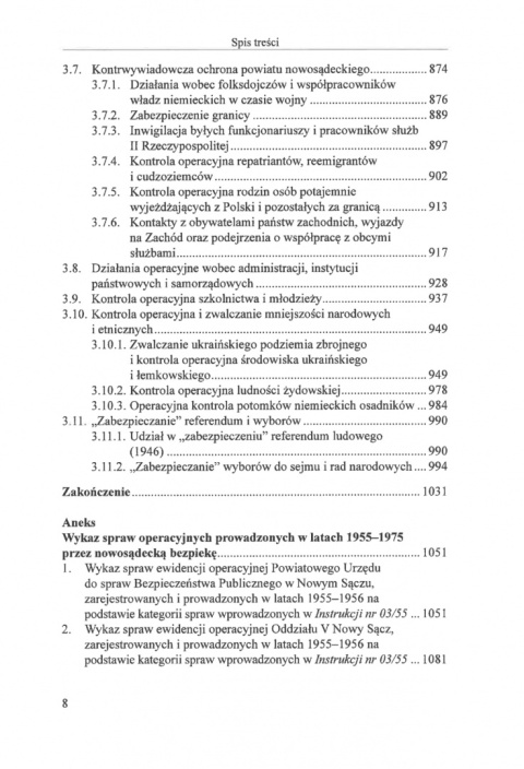 Organ ładu i spokoju w rękach demokracji… Aparat bezpieczeństwa w powiecie nowosądeckim w latach 1945–1975 Organ ładu i spokoju w rękach demokracji… Aparat bezpieczeństwa w powiecie nowosądeckim w latach 1945–1975