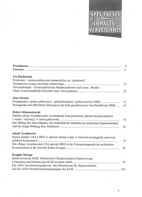 Propaganda w PRL i NRD. Tematy, instytucje, kampanie Propaganda in der Volksrepublik Polen und der DDR ... Propaganda w PRL i NRD. Tematy, instytucje, kampanie Propaganda in der Volksrepublik Polen und der DDR ...