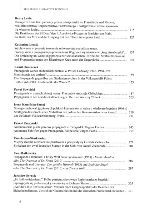 Propaganda w PRL i NRD. Tematy, instytucje, kampanie Propaganda in der Volksrepublik Polen und der DDR ... Propaganda w PRL i NRD. Tematy, instytucje, kampanie Propaganda in der Volksrepublik Polen und der DDR ...
