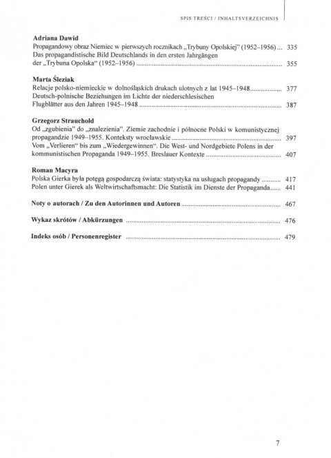 Propaganda w PRL i NRD. Tematy, instytucje, kampanie Propaganda in der Volksrepublik Polen und der DDR ... Propaganda w PRL i NRD. Tematy, instytucje, kampanie Propaganda in der Volksrepublik Polen und der DDR ...