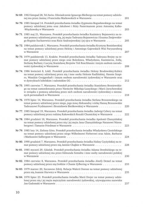 Relacje o pomocy udzielanej Żydom przez Polaków w latach 1939–1945. Tom 1. Dystrykt warszawski Generalnego Gubernatorstwa Relacje o pomocy udzielanej Żydom przez Polaków w latach 1939–1945. Tom 1. Dystrykt warszawski Generalnego Gubernatorstwa