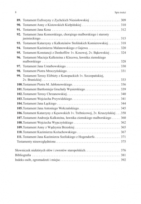 Testamenty szlachty Prus Królewskich z XVII wieku Testamenty szlachty Prus Królewskich z XVII wieku