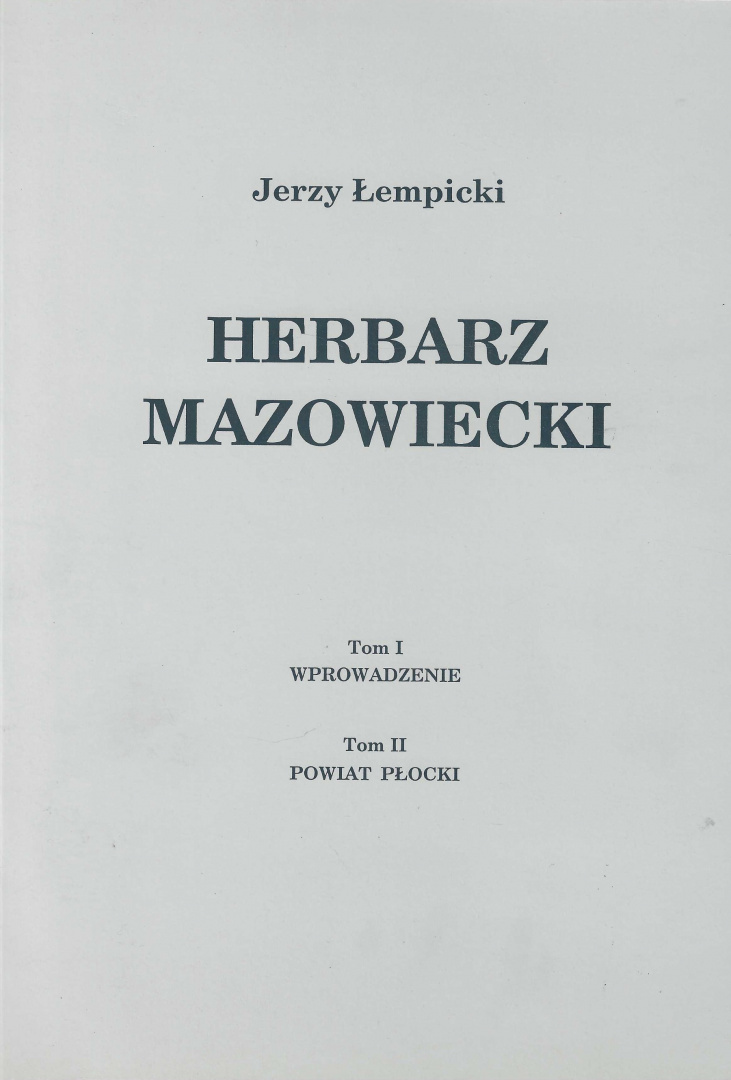 Herbarz Mazowiecki Tomy I -III kpl.